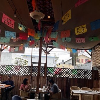 Quiadaiyn Restaurant - Outside Patio - Mexican Near Me - Los Angeles, California
