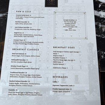 1927 Lounge - Menu - Lounges Near Me - Vancouver, British Columbia