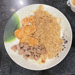 Sakura Sushi & Hibachi - Salmon and Steak Hibachi!
