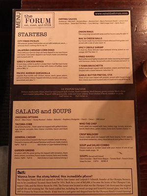 Menu photo 8 The Forum Tacoma, WA Menu photo 8 The Forum Tacoma, WA