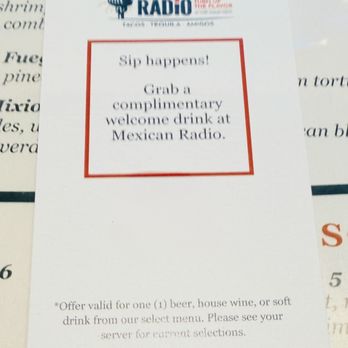 Mexican Radio - Hotel comp wine - Mexican Near Me - Chicago, Illinois Mexican Radio - Hotel comp wine - Mexican Near Me - Chicago, Illinois