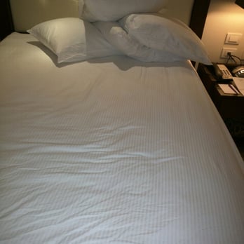 Paradisus La Esmeralda - Waiting to have my sheets changed... Bc i didn't sleep in it yet and it has a slept in wrinkles. They made the bed with used sheets - Hotels Near Me - Playa del Carmen, ROO