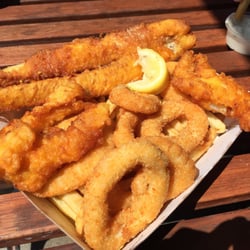 Hunky Dory's - Flat Bead & Chips w Calamari Rings