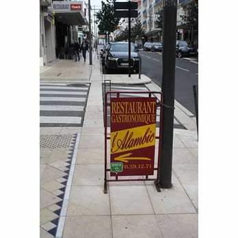 L'Alambic - a sign we saw while shopping ... - French Near Me - Vichy, 03
