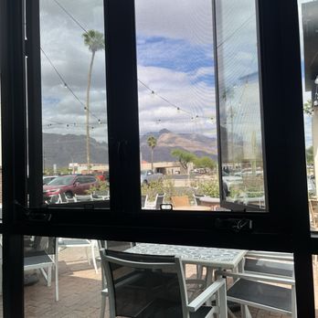 CharroVida - View from inside - Mediterranean Near Me - Tucson, Arizona CharroVida - View from inside - Mediterranean Near Me - Tucson, Arizona