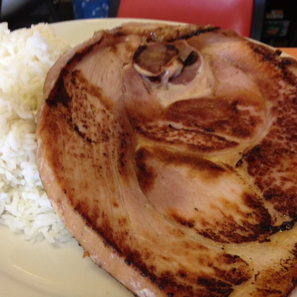 Ray's Café - Smoked ham steak $7.95! - American Near Me - Honolulu, Hawaii Ray's Café - Smoked ham steak $7.95! - American Near Me - Honolulu, Hawaii