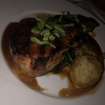 Del Porto Ristorante - Berkshire Pork Chop - The preparation and accompanying items with the pork chop fluctuate. - Italian Near Me - Covington, Louisiana
