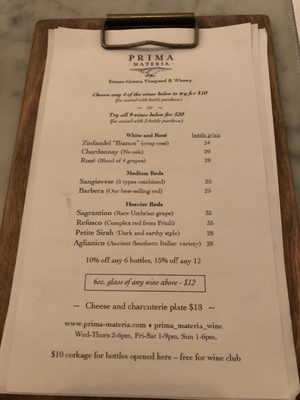 Prima Materia Winery Tasting Room by null