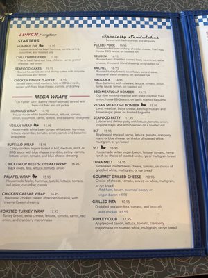 Menu photo 1 Lake Effect Diner Buffalo, NY