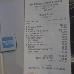 Receipt of our full order Receipt of our full order