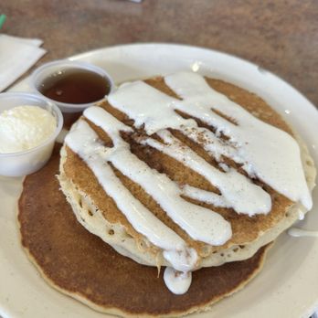 Pancake Cottage - Cinnamon roll pancakes - Breakfast & Brunch Near Me - Avalon, California Pancake Cottage - Cinnamon roll pancakes - Breakfast & Brunch Near Me - Avalon, California
