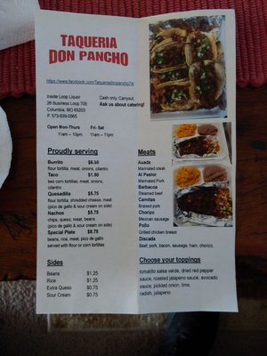 Menu photo 8 Taqueria Don Pancho Columbia, MO Menu photo 8 Taqueria Don Pancho Columbia, MO