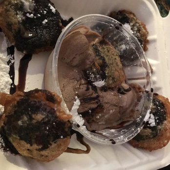 Chicky's - Fried Oreos, complimentary of the owner thanks! - Portuguese Near Me - Jamaica, New York