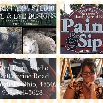 Kerr Farm Sip and Paint - Workshops: Painting, Fiber Art, & Pottery
35yrs. Teaching Experience
Located only in Springfield/Clark Co. Ohio - Paint & Sip Near Me - Springfield, Ohio Kerr Farm Sip and Paint - Workshops: Painting, Fiber Art, & Pottery
35yrs. Teaching Experience
Located only in Springfield/Clark Co. Ohio - Paint & Sip Near Me - Springfield, Ohio