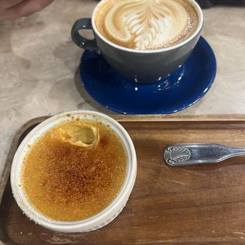 Perets Dessert & Coffee Bar - Crème brûlée . Flat white - Desserts Near Me - Oklahoma City, Oklahoma