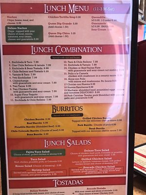 Menu photo 1 Casa Mexico Blue Springs, MO