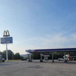 Clark's Pump N Shop - View from the truck parking lot