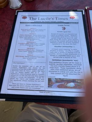 Menu photo 3 Lucile's Creole Cafe Boulder, CO