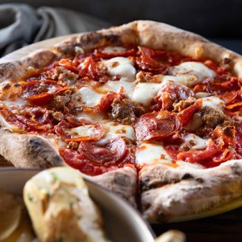 Buona Forchetta - Bruna: Mozzarella, sausage, pepperoni, spicy salame - Pizza Near Me - San Diego, California Buona Forchetta - Bruna: Mozzarella, sausage, pepperoni, spicy salame - Pizza Near Me - San Diego, California