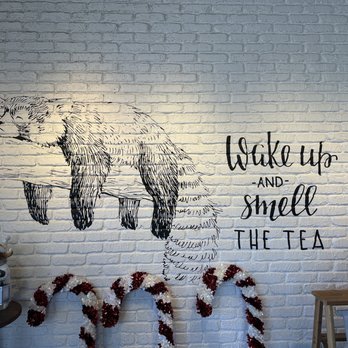 TeaLatte Bar - a bear on a brick wall - Coffee & Tea Near Me - Carrollton, Texas TeaLatte Bar - a bear on a brick wall - Coffee & Tea Near Me - Carrollton, Texas