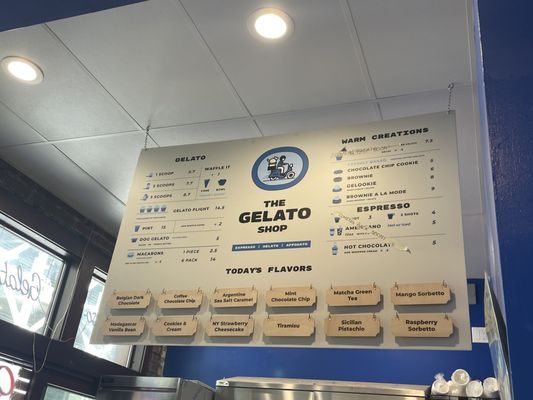 Menu photo 1 The Gelato Shop San Jose, CA