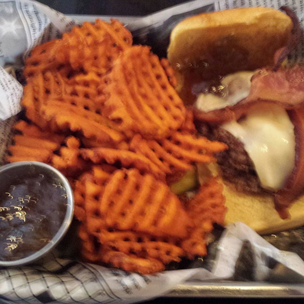 The Committed Pig - Baked Brie Burger with bacon and fig jam. The taste was in focus. - Breakfast & Brunch Near Me - Morristown, New Jersey The Committed Pig - Baked Brie Burger with bacon and fig jam. The taste was in focus. - Breakfast & Brunch Near Me - Morristown, New Jersey
