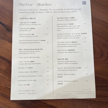 Pho Ever - Alhambra - Menu - Vietnamese Near Me - Alhambra, California Pho Ever - Alhambra - Menu - Vietnamese Near Me - Alhambra, California
