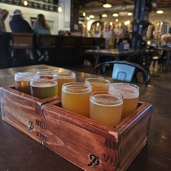 Perfect Plain Brewing - Flight and inside seating - Brewpubs Near Me - Pensacola, Florida Perfect Plain Brewing - Flight and inside seating - Brewpubs Near Me - Pensacola, Florida