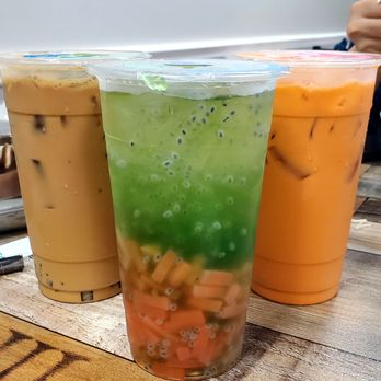 BBH Noodle House - Coffee jelly (cafe sua da with coffee jelly), jelly drink, and thai tea - Noodles Near Me - Houston, Texas BBH Noodle House - Coffee jelly (cafe sua da with coffee jelly), jelly drink, and thai tea - Noodles Near Me - Houston, Texas