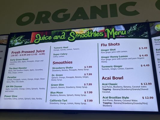 Menu photo 4 Organic Greens | Elmwood Berkeley, CA Menu photo 4 Organic Greens | Elmwood Berkeley, CA