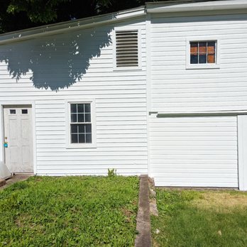 E D Painting - Work covering both levels of the shed. - Painters Near Me