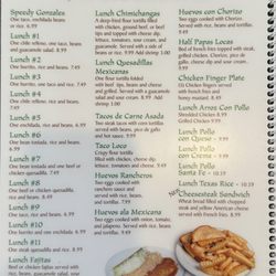 Mi Pueblo Mexican Restaurant - Menu