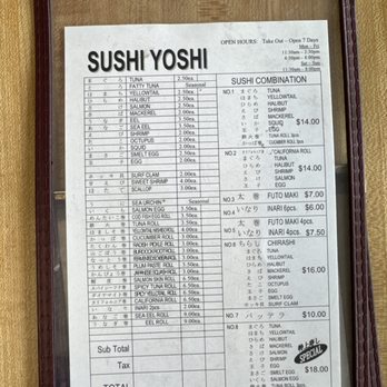 Sushi Yoshi - 12/29/23 - Sushi Bars Near Me - Torrance, California Sushi Yoshi - 12/29/23 - Sushi Bars Near Me - Torrance, California