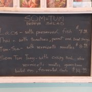 Photo of LannBoon Asia Cafe - San Diego, CA, United States. Board Menu