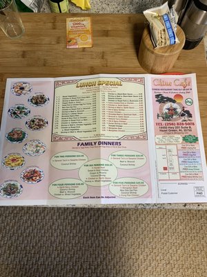 Menu photo 2 China Cafe Hazel Green, AL