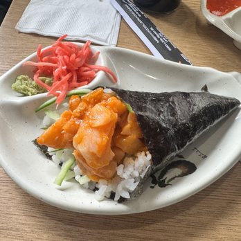 MENYA Ramen & Poke - Salmon Hand Roll - Ramen Near Me - Denver, Colorado MENYA Ramen & Poke - Salmon Hand Roll - Ramen Near Me - Denver, Colorado