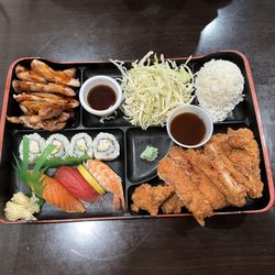 Sake Sushi + Grill - Bento Box with big servings