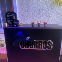 the logo on the counter