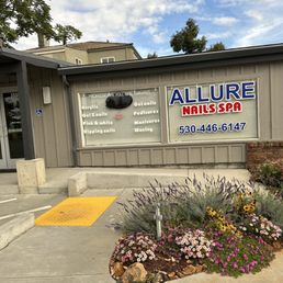 Exterior outside entrance of Allure Nails Spa - The time I went in and the owner and a girl not speaking English knew nothing of " Gel " nails Now they are advertising Them??? What a sham - Grass Valley, California Exterior outside entrance of Allure Nails Spa - The time I went in and the owner and a girl not speaking English knew nothing of " Gel " nails Now they are advertising Them??? What a sham - Grass Valley, California