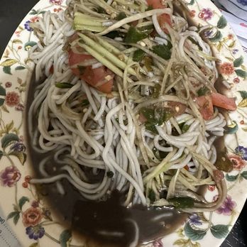 Pho Lao Vieng - Papaya salad Lao style with kapoon - Vietnamese Near Me - Fresno, California