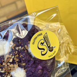 Gluten Free treats and signature Salamat yellow bag