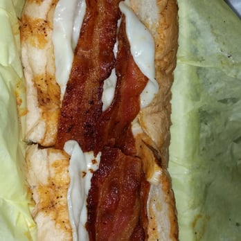 Corner Deli - Buffalo Chicken with Bacon,  a little spicy. ... but good - Delis Near Me - Ontario, California