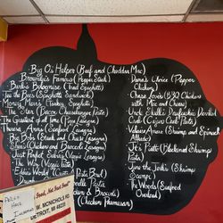 Pasta Bowl Restaurant - Special Menu Board