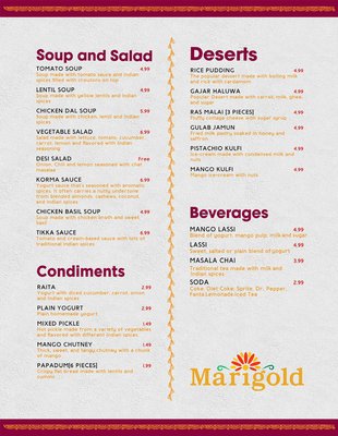Marigold Fine Indian Cuisine by null