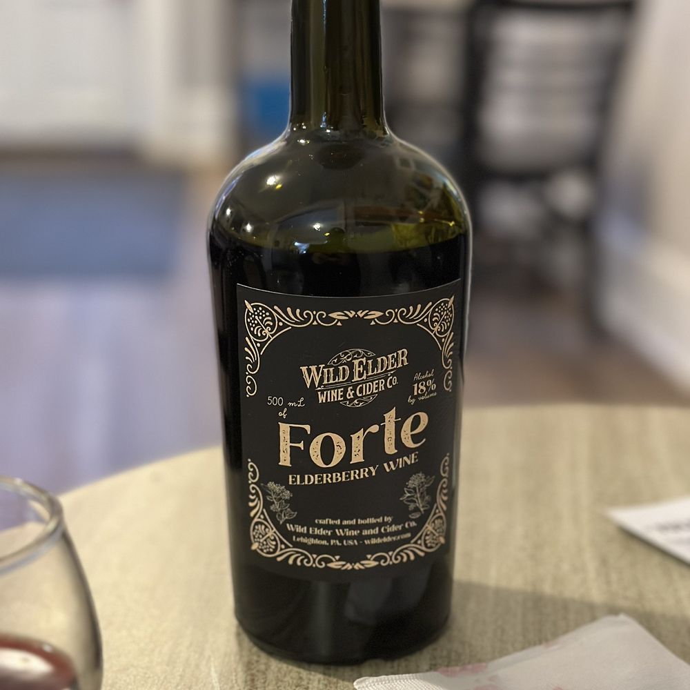 Wild Elder Wine and Cider - a bottle of wine - Wineries Near Me - Jim Thorpe, Pennsylvania