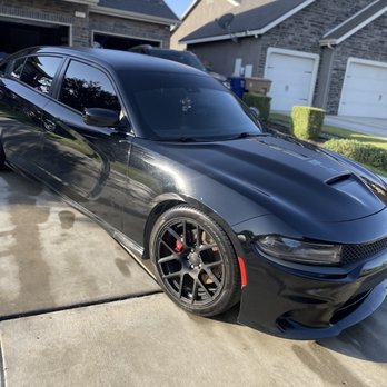 Pressure Shine - Washed charger looking fresh with tire shine - Auto Detailing Near Me Pressure Shine - Washed charger looking fresh with tire shine - Auto Detailing Near Me