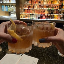Single barrel old fashioned x 2! Cheers!! Single barrel old fashioned x 2! Cheers!!