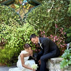 Happy Dog Carmel - Ensuring your best friend is part of your best day. Wedding Pet Concierge & photography by Happy Dog Carmel at La Playa Hotel.