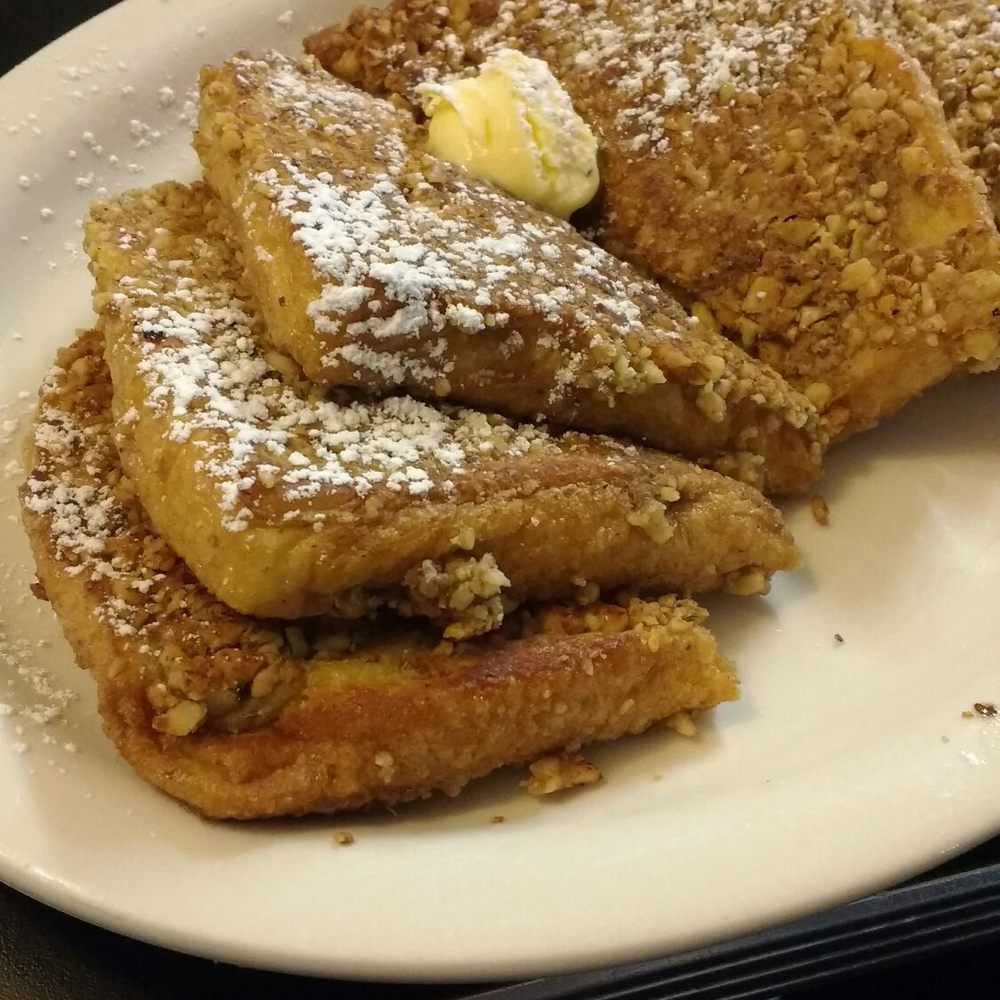 Lou Roc's Diner - The wonderful walnut crusted French toast! - Diners Near Me - Worcester, Massachusetts Lou Roc's Diner - The wonderful walnut crusted French toast! - Diners Near Me - Worcester, Massachusetts
