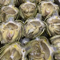 Fire to Fork - Prepped Artichokes